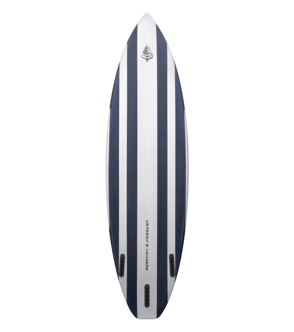 Surfboard with 'Four Seasons' branding on a white background - {{Maritime Navy}}