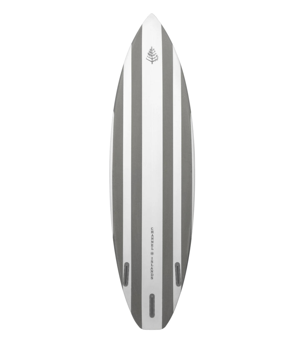 Surfboard with 'Four Seasons' branding on a white background - {{Hampshire Charcoal}}