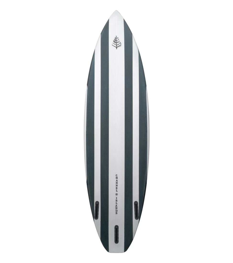 Surfboard with 'Four Seasons' branding on a white background - {{Paradise Green}}