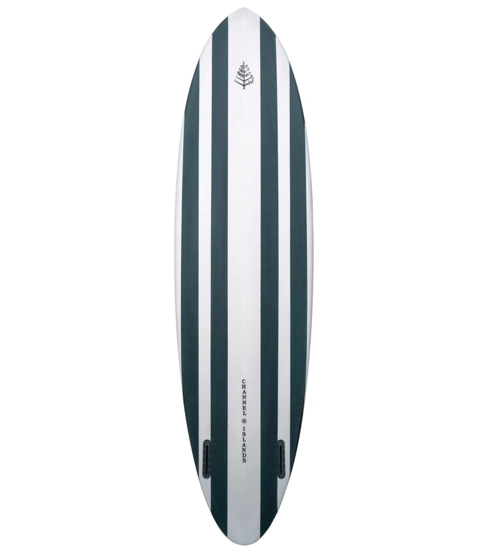 Surfboard with 'Four Seasons' branding on a white background - {{Paradise Green}}
