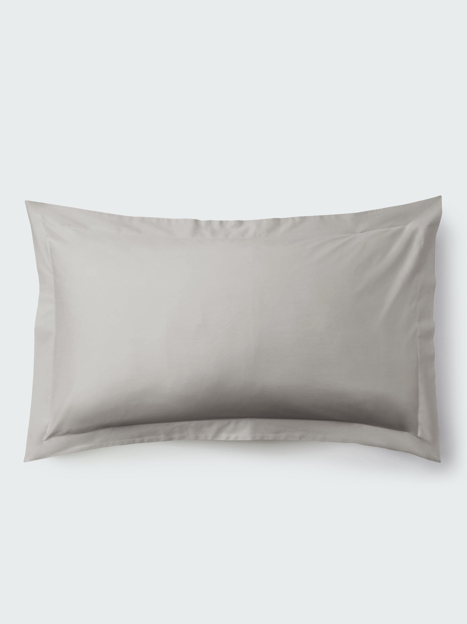 Spanish Slate pillow sham with flange border. {{Spanish Slate}}