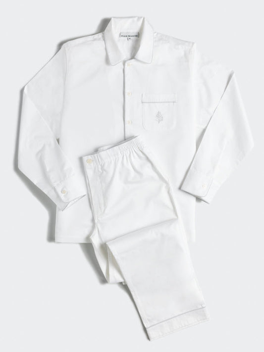 Men's Hotel Pajama Set - Four Seasons At Home - {{Signature White}}