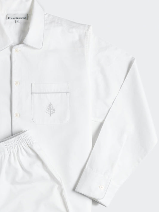 Men's Hotel Pajama Set - Four Seasons At Home - {{Signature White}}