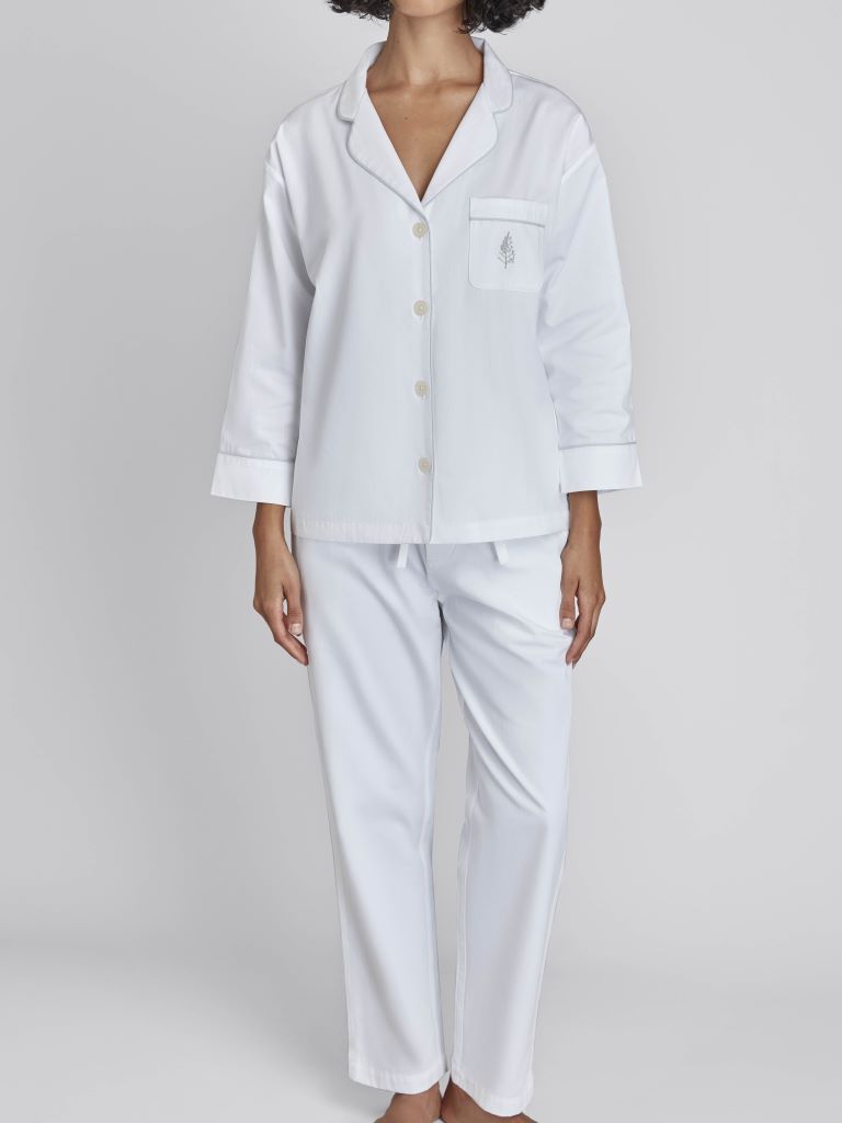 Women's Hotel Pajama Set - Four Seasons At Home - {{Signature White}}