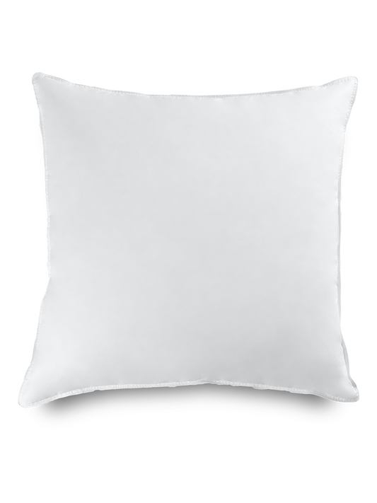 Elegant square pillow in Signature White color.
