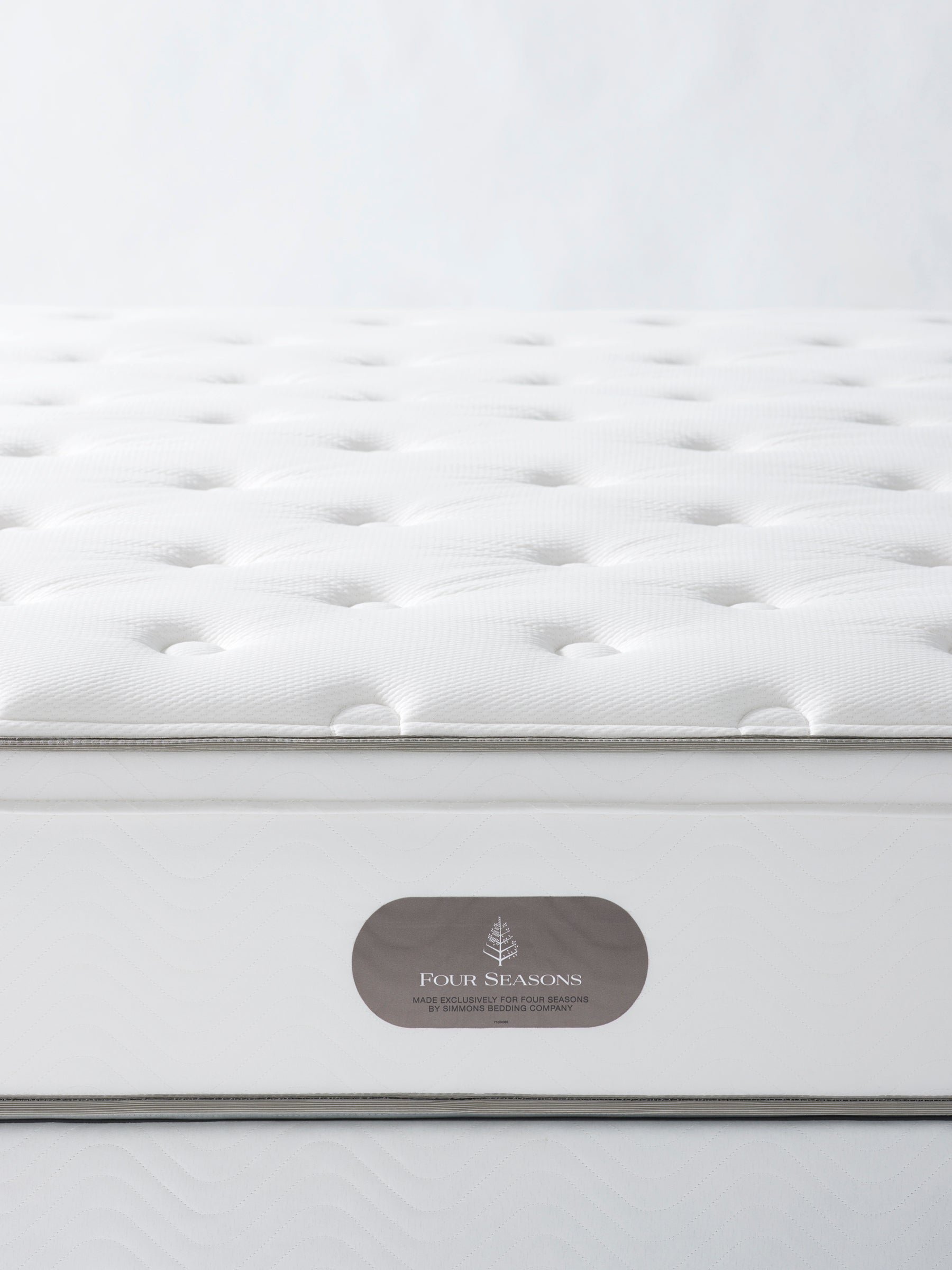 High-quality mattress, soft and cushioned surface.