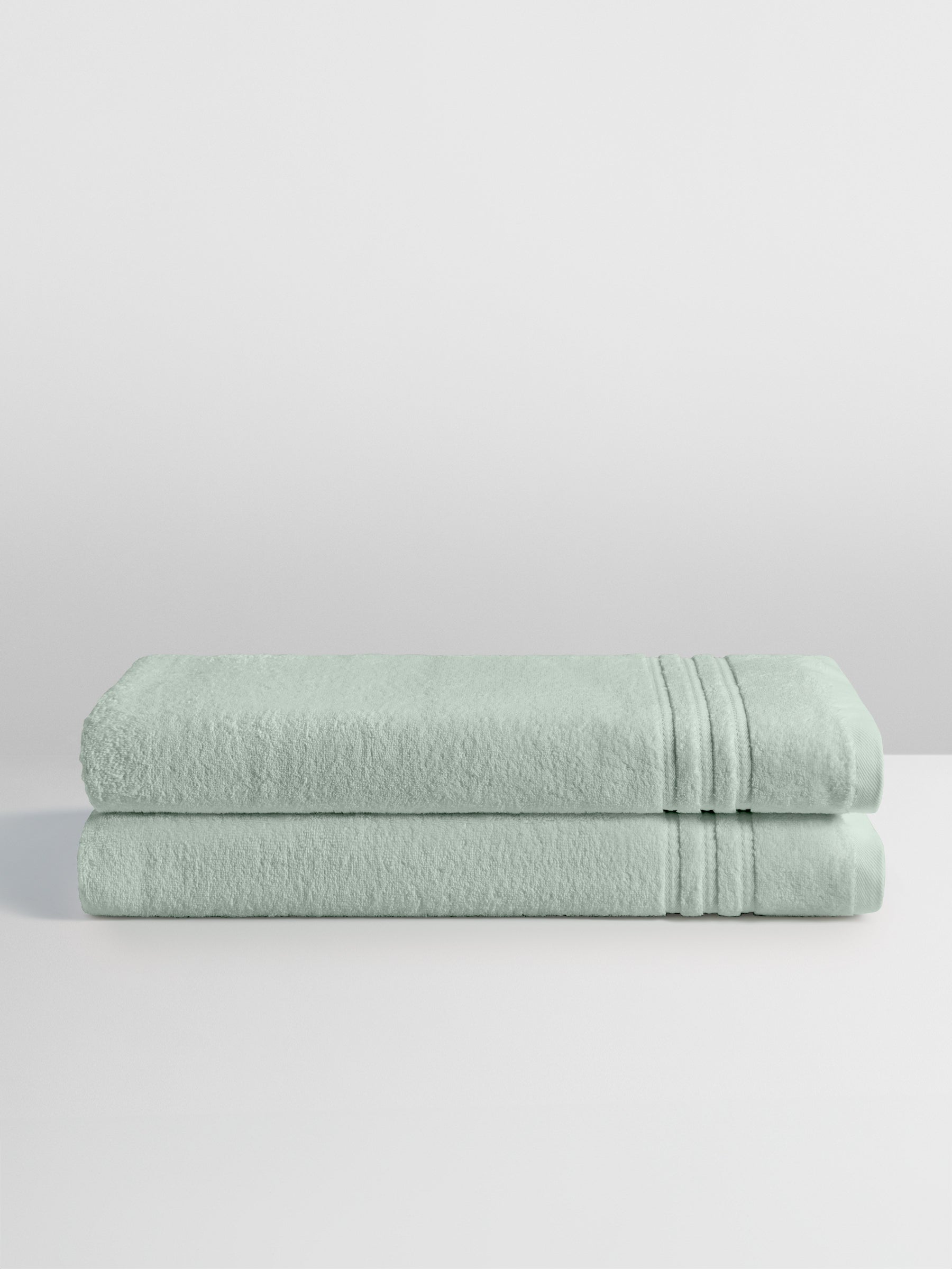 Four Seasons Bath Sheet Set, Florentine Sage, 2 oversized bath sheets, 100% combed low-twist cotton terry - {{Florentine Sage}}