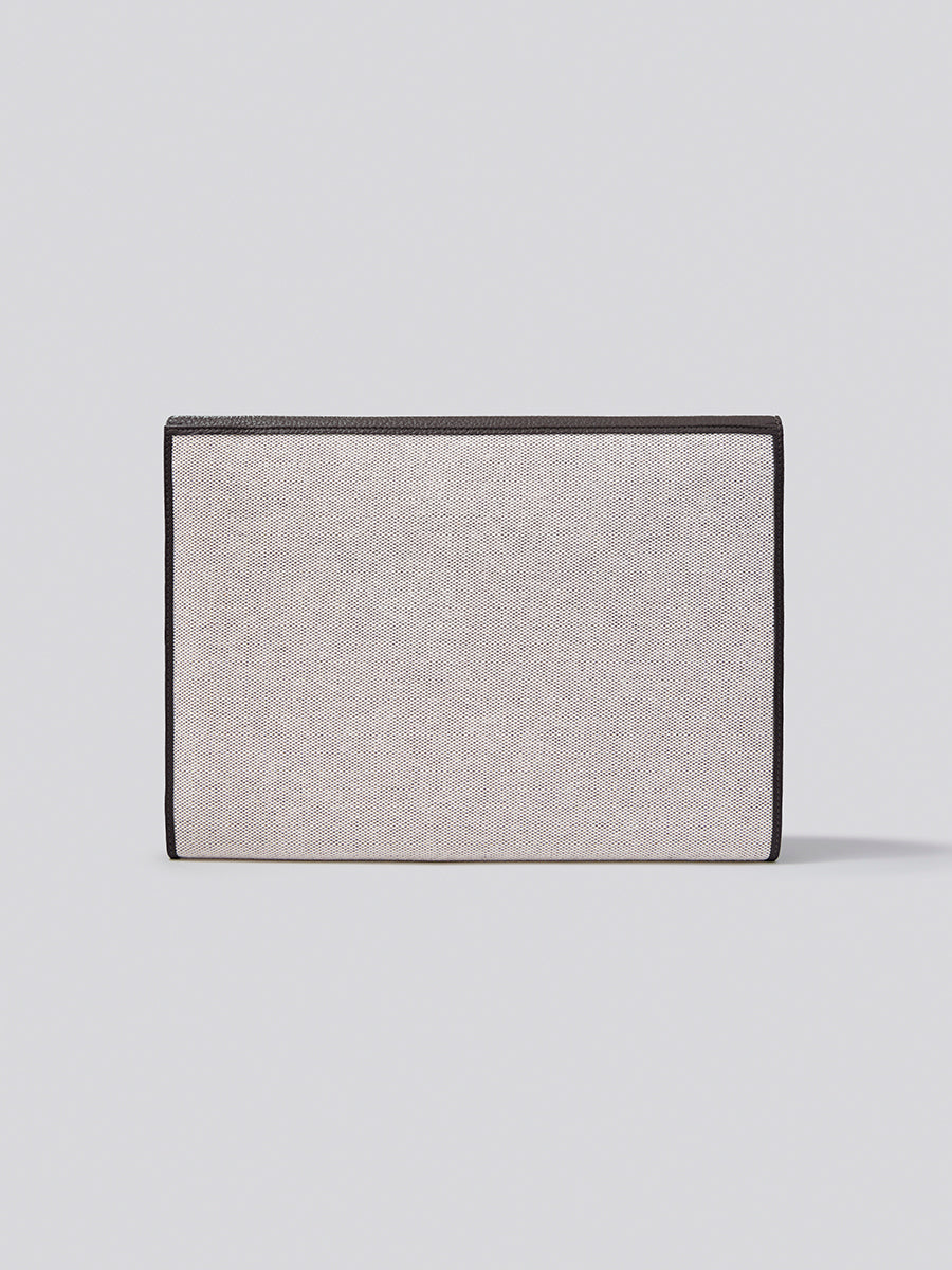 Back view of The Laptop Sleeve in Malaysian Cocoa from the Four Seasons Travel Collection. - {{Malaysian Cocoa}}