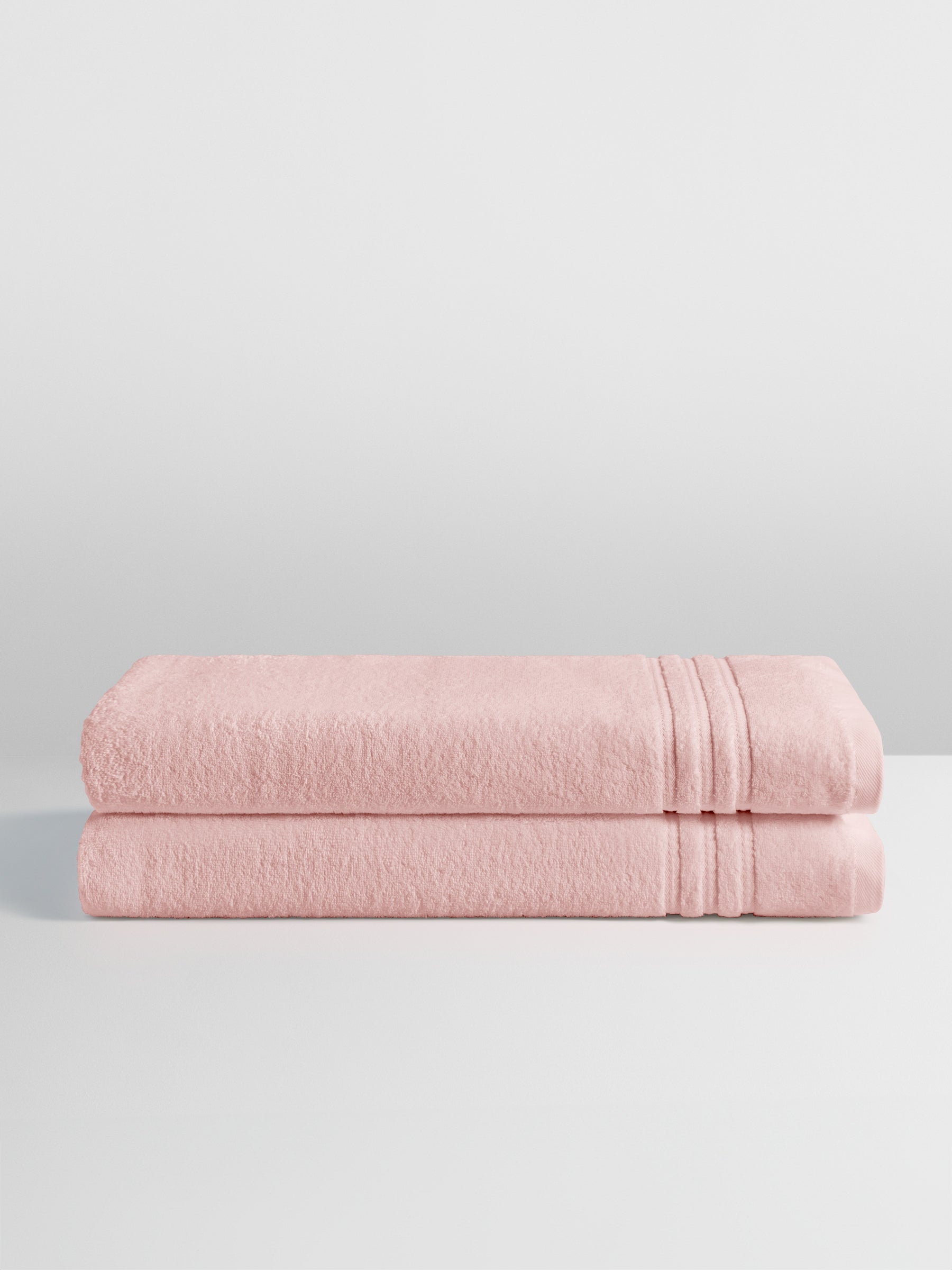 Four Seasons Bath Sheet Set, Kyoto Blush, 2 oversized bath sheets, 100% combed low-twist cotton terry - {{Kyoto Blush}}