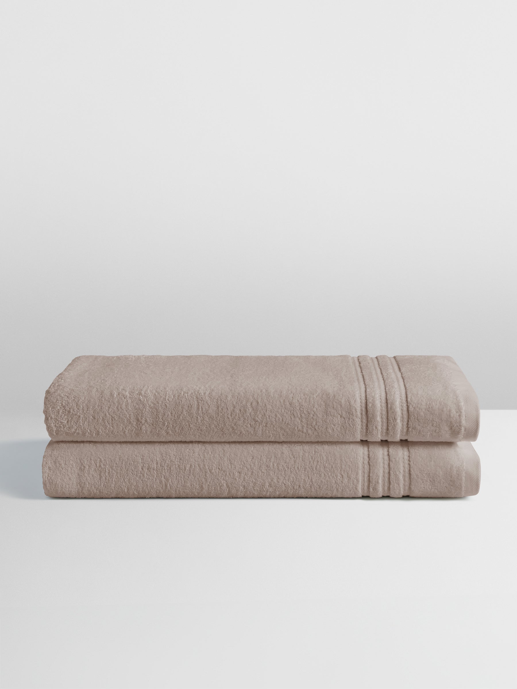 Four Seasons Bath Sheet Set, Moroccan Sand, 2 oversized bath sheets, 100% combed low-twist cotton terry