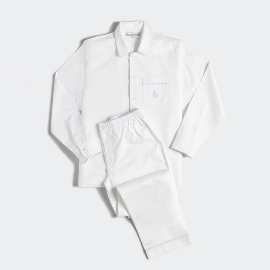 Men's Hotel Pajama Set - Four Seasons At Home - {{Signature White}}