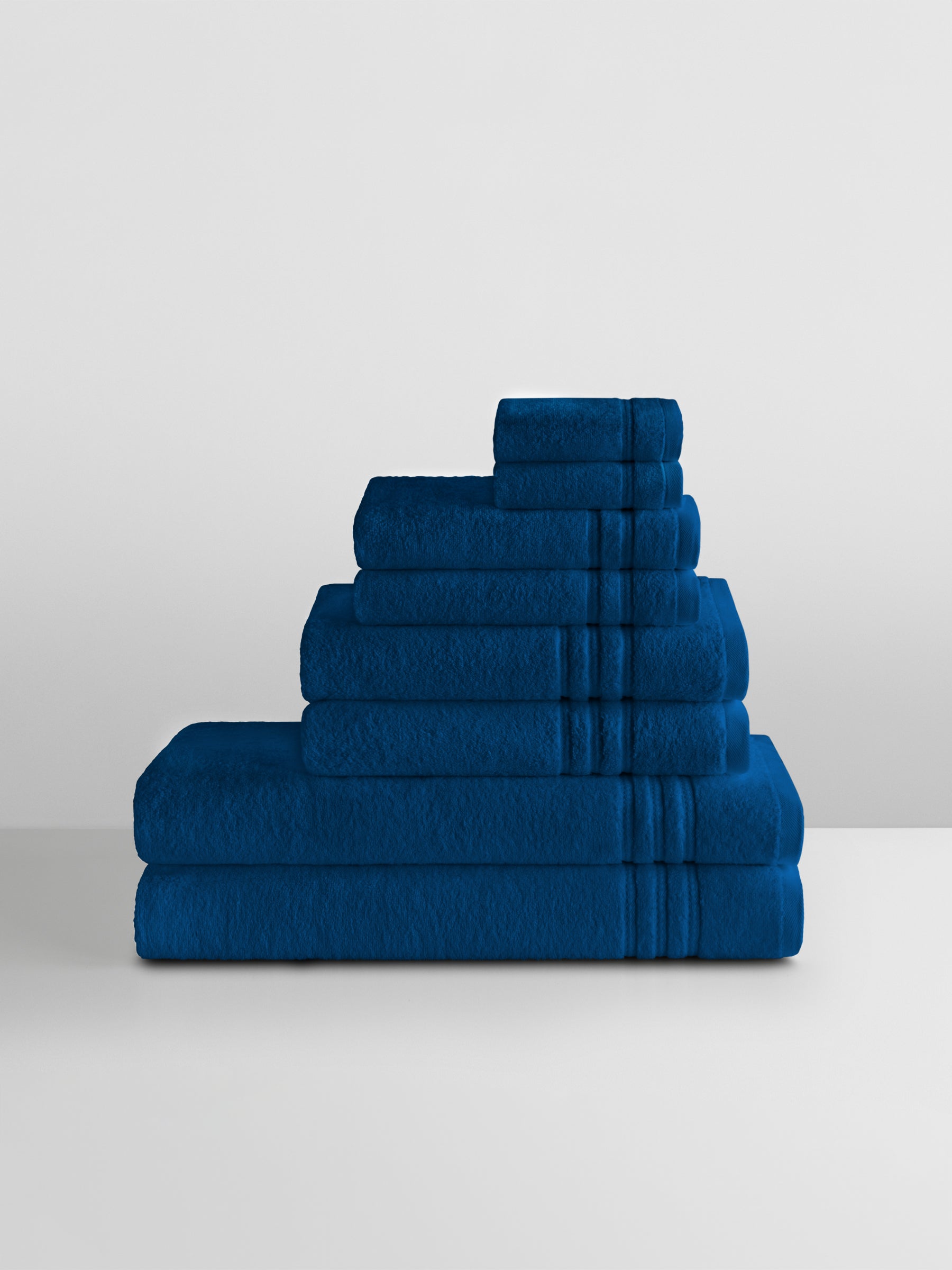 Bath Towel Ensemble Set - Four Seasons At Home - {{Riviera Navy}}