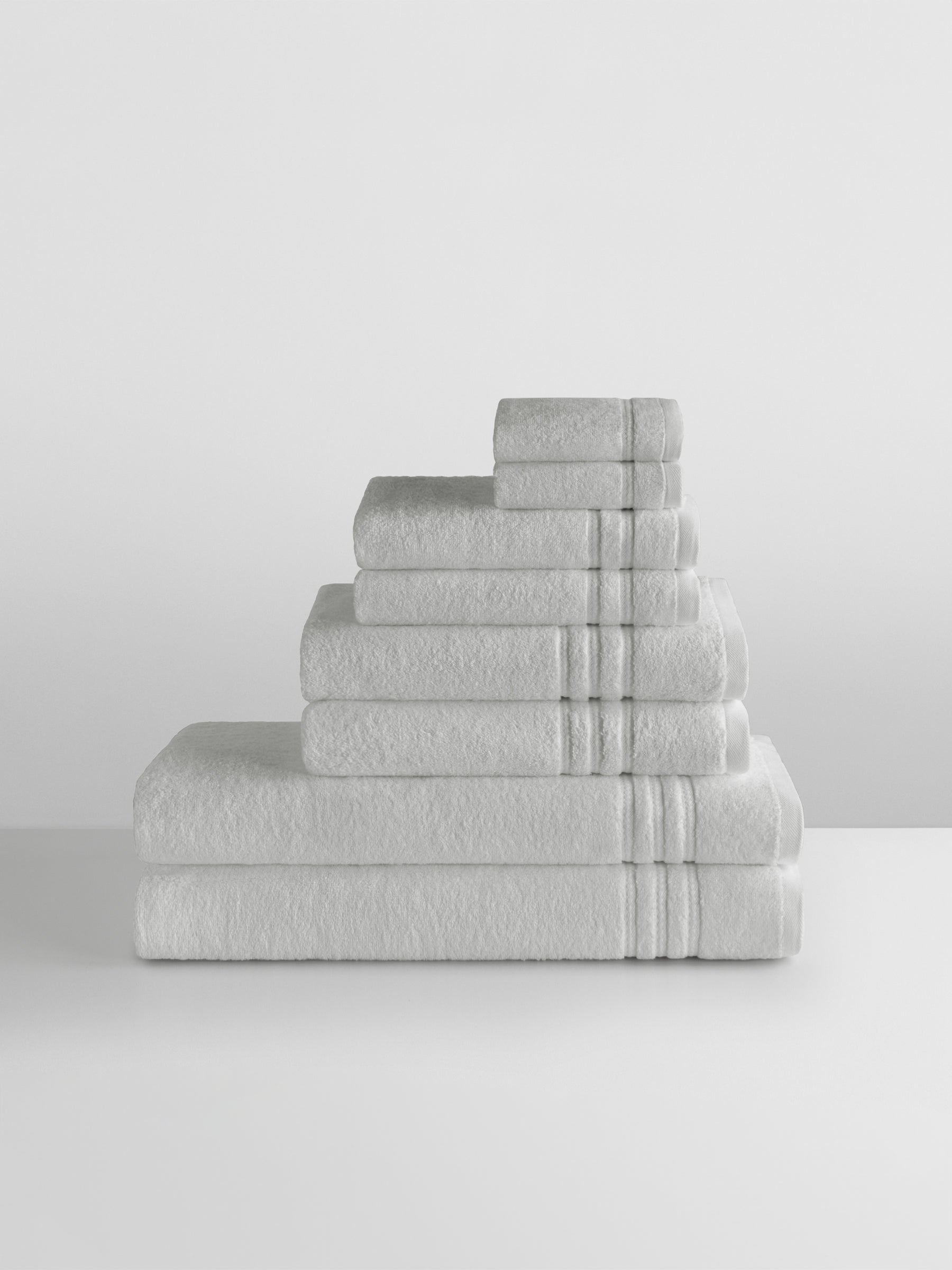Bath Towel Ensemble Set - Four Seasons At Home - {{Turkish Silver}}