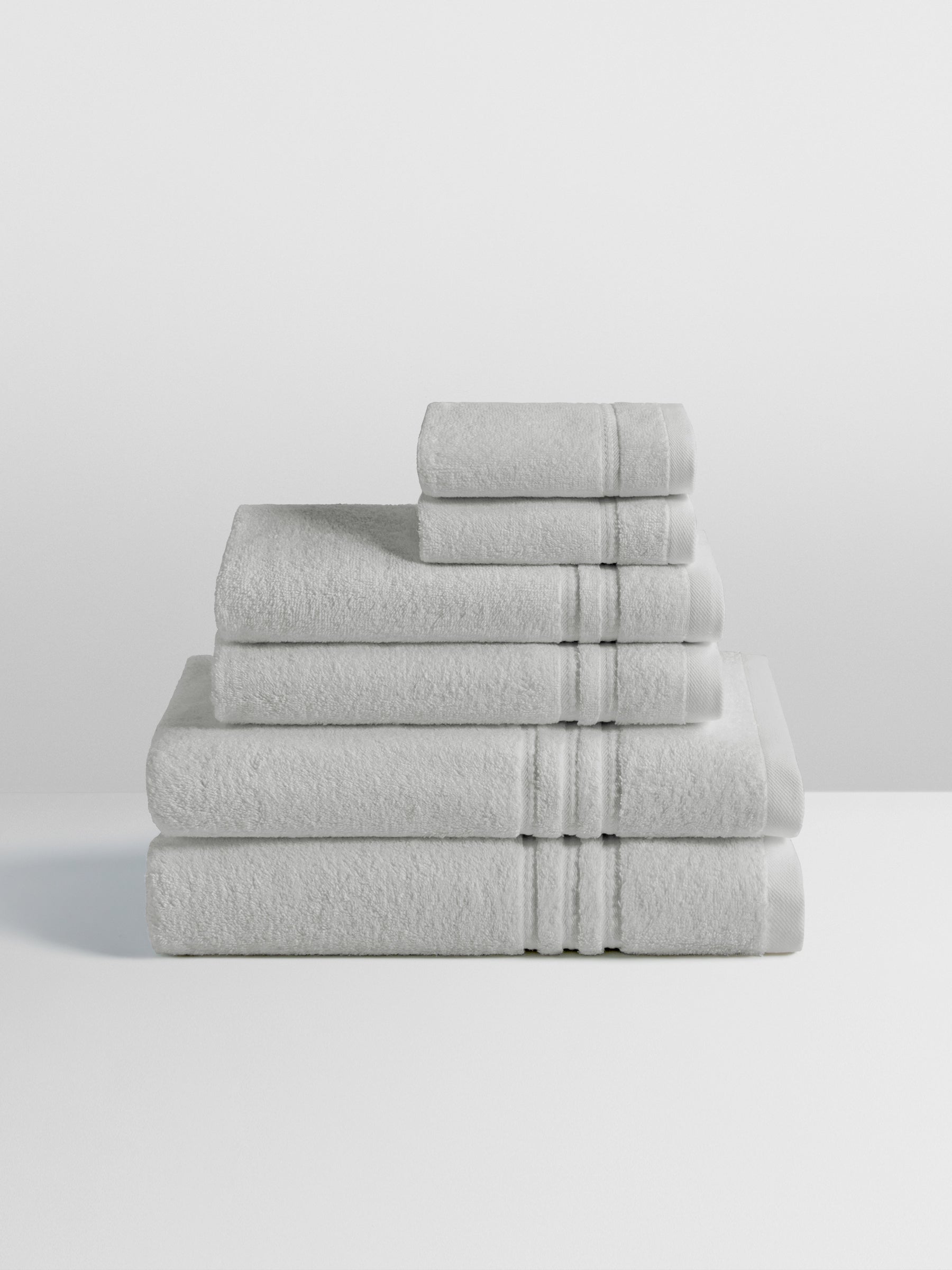 Bath Towel Ensemble Set - Four Seasons At Home - {{Turkish Silver}}
