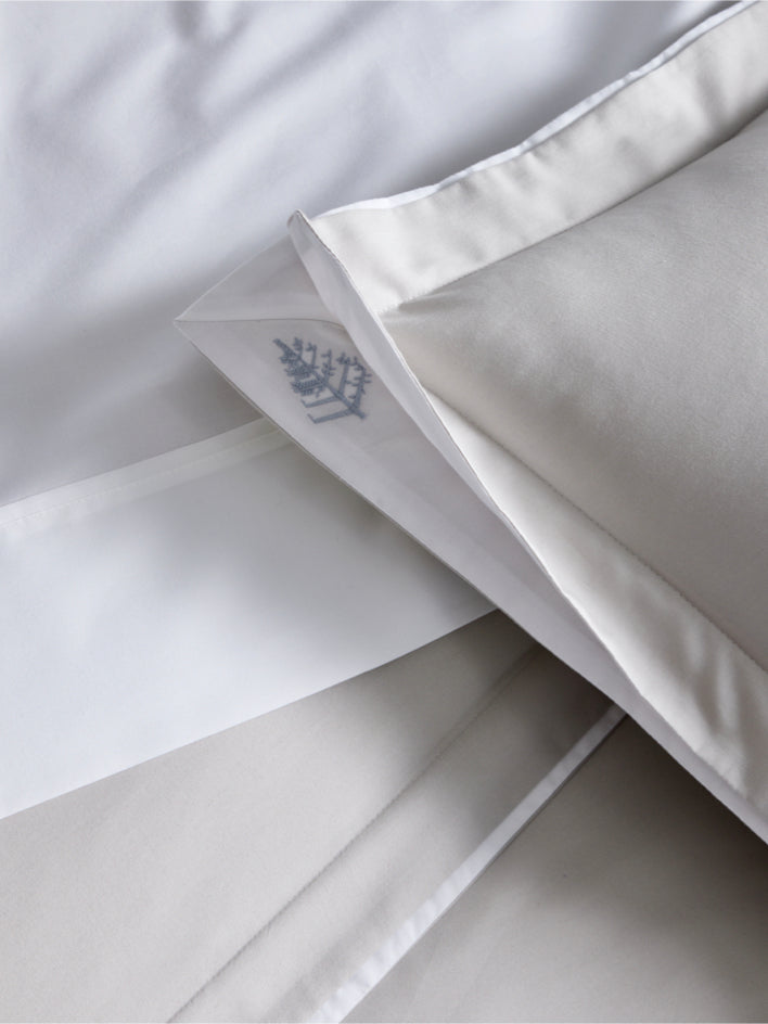 Willow Linen Set - Four Seasons At Home - {{Turkish Silver/Signature White}}