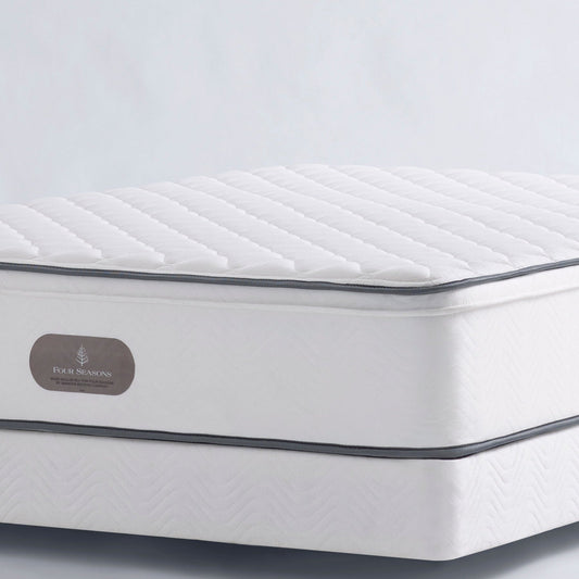 Close-up of the Signature Firm Mattress with quilted sleep surface and contrast edge trim.