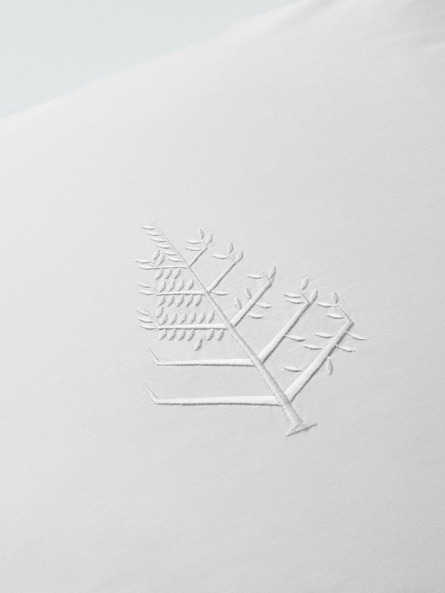Store logo carefully woven into the pillowcase.